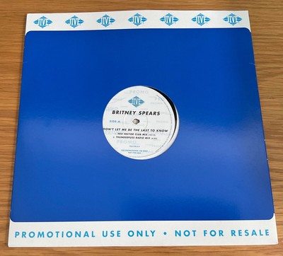 Britney Spears Don t Let Me Be The Last To Know 3 Mixe + 1 - 12  Promo DJ Vinyl