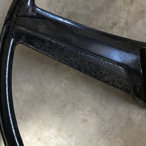 1969-1972 Chevy Truck Steering Wheel 1969-1972 Black 17”(As Is) Wall Hanger! - Picture 11 of 24
