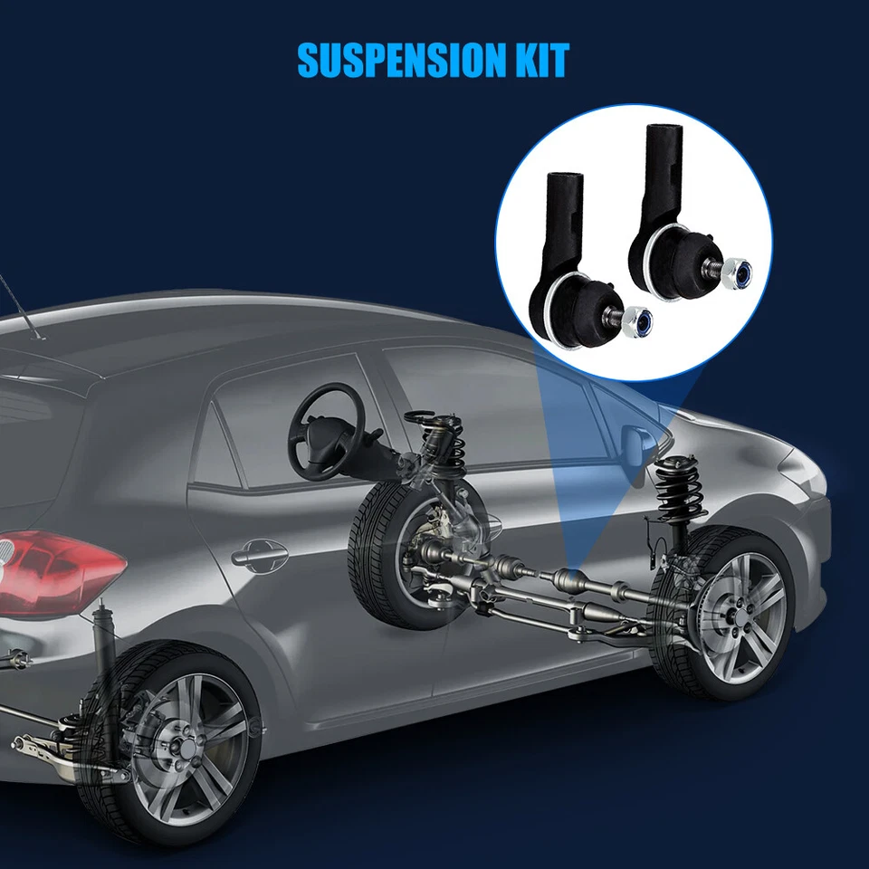 2pcs Front Outer Tie Rod Ends Links For 2007-2019 Mitsubishi Outlander RVR Foto 2 de 4