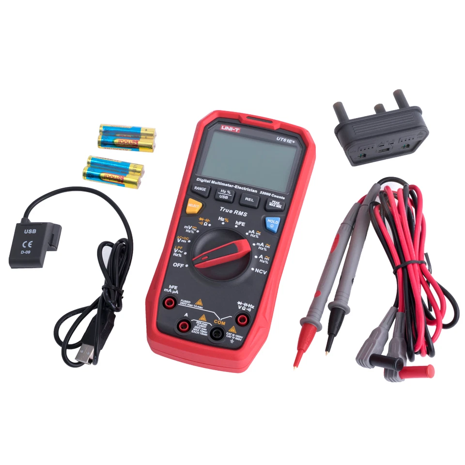 UT61E+ Profi Hand Multimeter Uni-T TrueRMS 1000V 20A 22000 Counts Bargraph 46 - Bild 2 von 4