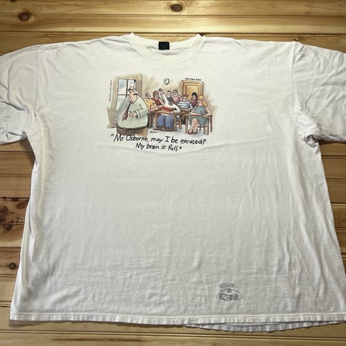 Vintage 1986 The Far Side Mr Osborne Farworks Comics Lehrer Shirt Größe 5XL - Bild 1 von 2