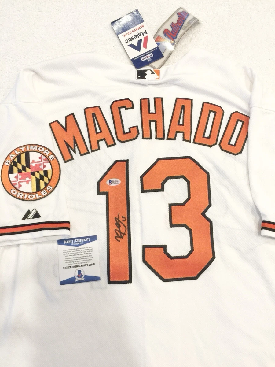 Manny Machado Baltimore Orioles Baseball MLB Original Autographed