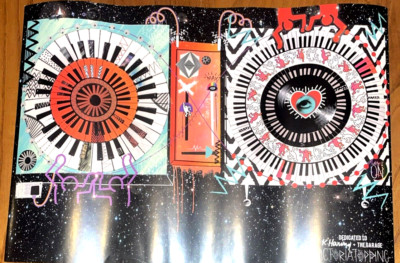 Victoria Topping Poster The Garage Keith Harring Dj Plattenspieler 1210 Xmas Student
