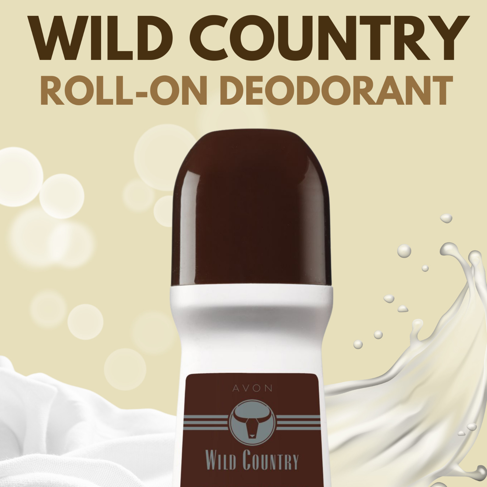 Avon Wild Country Roll-On Antiperspirant Deodorant - 2.6 fl oz (20-Pack)