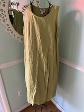 Style & Co Collection Maxi Dress Size 12 P Blend Sleeveless Green