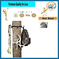 Hunt-n-Gear Equipment Hanger for Tree Stand - 3 Hooks Nylon Adjustable