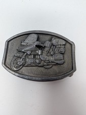 Touring Motorcycle Belt Buckle  LE Road Trip Rally Cruiser Vtg 90s