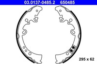 Bremsbackensatz ATE 03.0137-0485.2 FüR Hilux Toyota 7 Pick Up 8 Fortuner GUN112_
