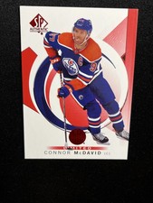 24-25 UD SP Authentic Hockey Red Limited Parallel 1 Connor Mcdavid