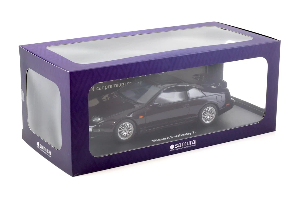 1:18 Kyosho Resina Nissan Fairlady Z Version R 2by2 Viola KSR18028P - Immagine 4 di 4