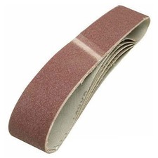 Silverline 463484 Sanding Belts 50 x 686 mm 5pk 80 Grit