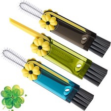 3 in 1 Cup Lid Gap Cleaning Brush, Cup Lid Brush, Multifunctional Water Bottl...
