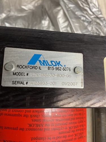 CILINDRO NEUMÁTICO AMLOK RCN-138600-800-05 *NOS* #4001C114PR4SI - Imagen 2 de 4