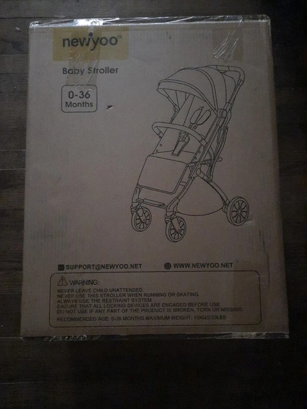 Newyoo Single Seat Travel Stroller Grey