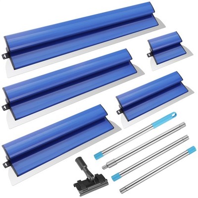 Drywall Composite Skimming Blade Set Knife Combo 10/16/24/31/39in 15-63'' Handle