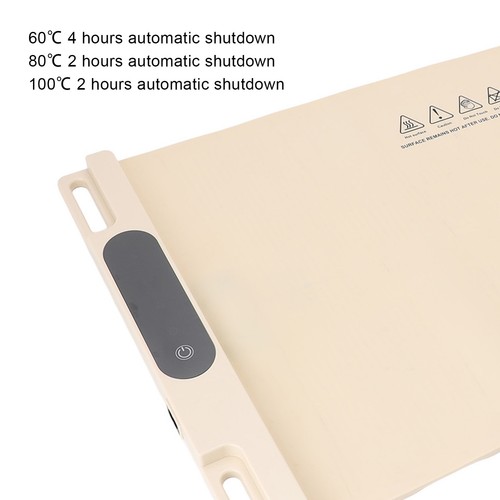 HG (EU Plug 220V)Electric Warming Tray Silicone Rollable Foldable Auto Off 3 - Picture 15 of 24