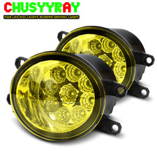 Pair Led Fog Lights Bumper Driving Lamps Bulb For Toyota Sienna 2011-2020 3200k