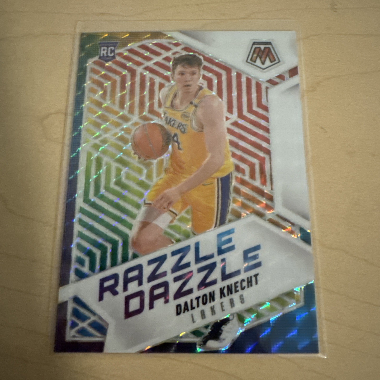 Panini 2024-25 Mosaic Razzle Dazzle Dalton Knecht Rookie #11 Los Angeles Lakers