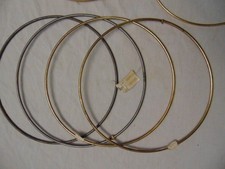 Lot Vintage NOS Large Westrim Macrame Steel  Wood Rings Craft Supplies