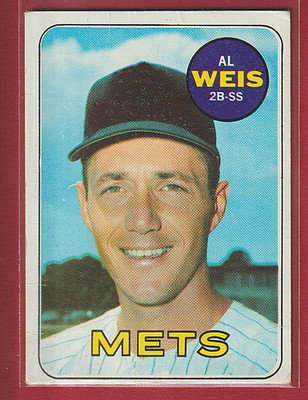 1969 Topps #269 Al Weis - Set Break - New York Mets - 375   