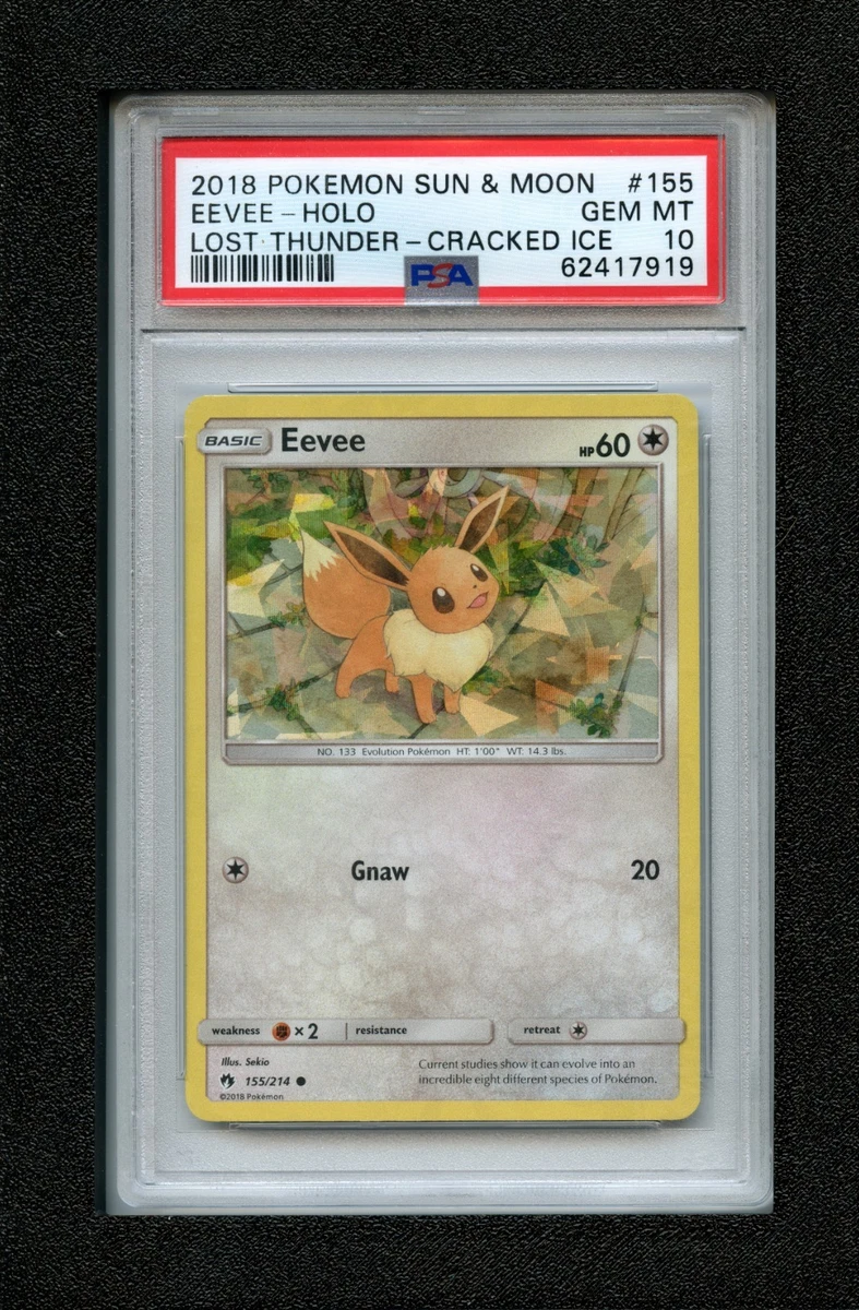 Eevee Pokémon TCG Professional Sports Authenticator (PSA) Grade 10