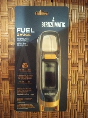 BernzOmatic DIGITAL PROPANE FUEL GAUGE  for 14 OZ  & 16 OZ  419964  w Batteries