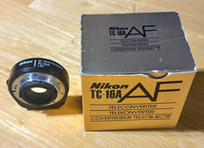 Option 1 (Max Info): Nikon TC-16A AF Teleconverter 1.6x Multiplier F-Mount w/ Or