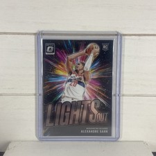 2024-25 Donruss Optic #5 Alexandre Sarr Lights Out Holo