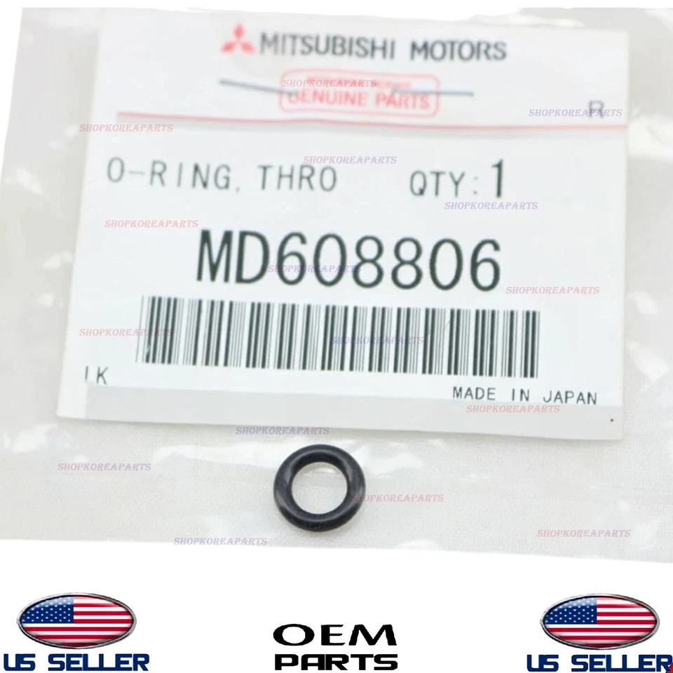 Genuine OEM Throttle Body Idle Adjustment Screw & O-Ring Mitsubishi - Image 3 of 4