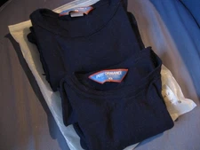 2 medium base layer blue Performance Bike brand long sleeve