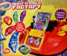 NEW Crayola Melt'n Mold Factory Makes Custom Crayons Rings  8 + Mix Melt NEW