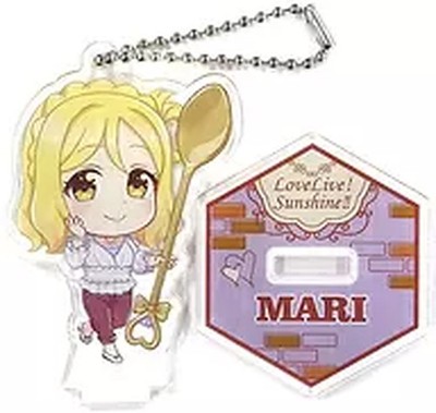 USED Mairi Ohara Sega Cafe Love Live! Sunshine Acrylic Keychain with Stand