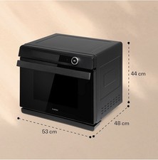 Klarstein VaporChef Steam Oven Stainless Steel with Glass Lid