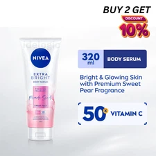NIVEA Extra Bright Miracle Sweet Body Serum 50 x Vitamin C 320ml Skin Care