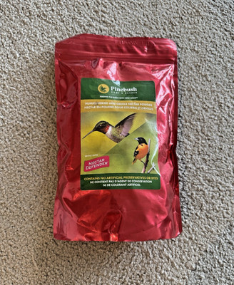 Pinebush Hummingbird & Oriole Nectar Powder 21oz Bird Food Nectar Defender