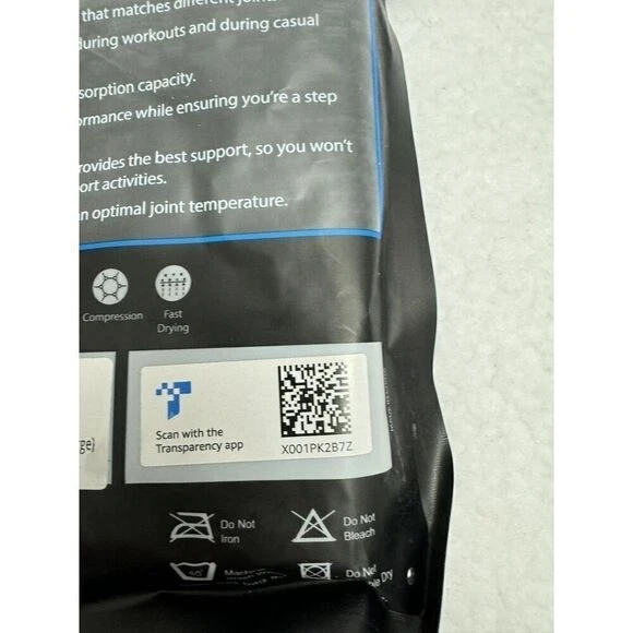 Powerlix X001PK2B7Z Black Compression Knee Sleeve Unisex 3D Knit X-Large - Image 4 of 4