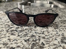 Ray-Ban Erika RB4171 Women's Sunglasses Black Men’s Okay Condition Polarized