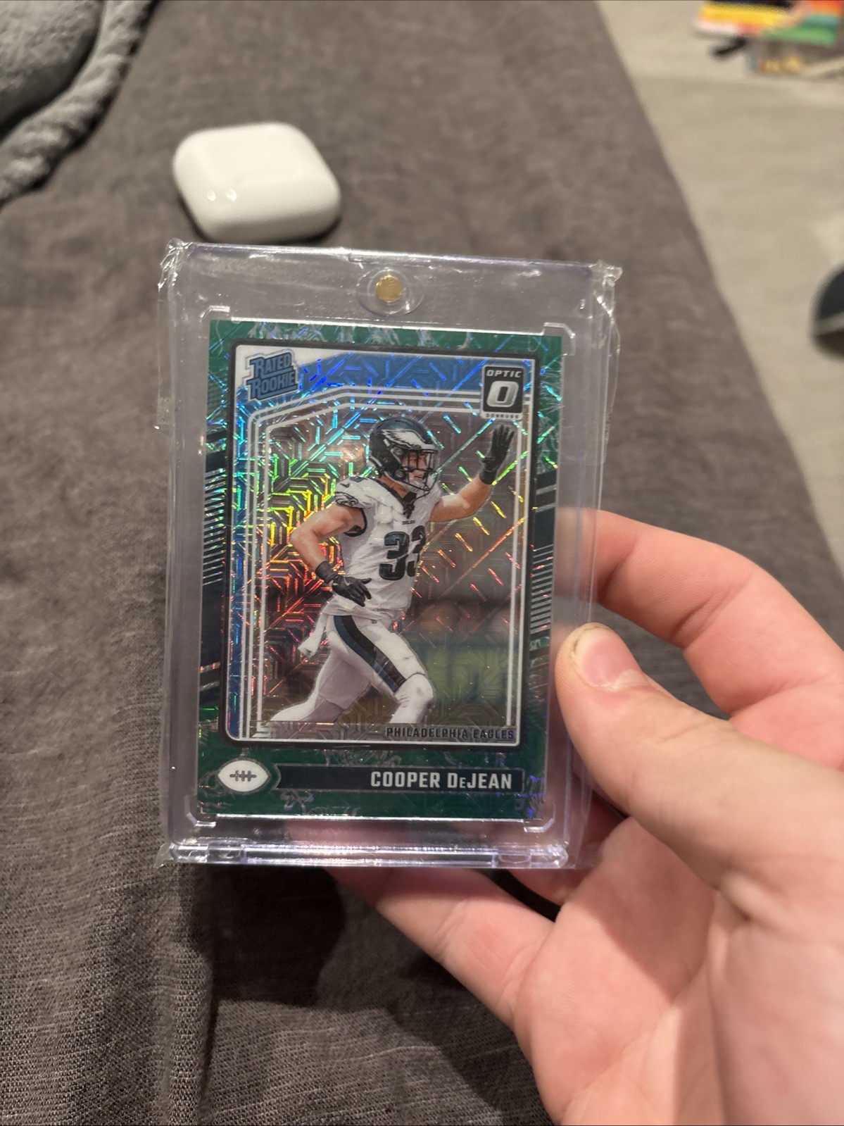 2024 Panini Donruss Optic - Rated Rookie Cooper DeJean #221 Dragon Prizm /24