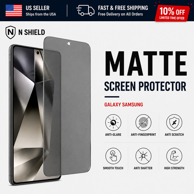 Anti-Glare Matte Soft Screen Protector For All Galaxy Samsung