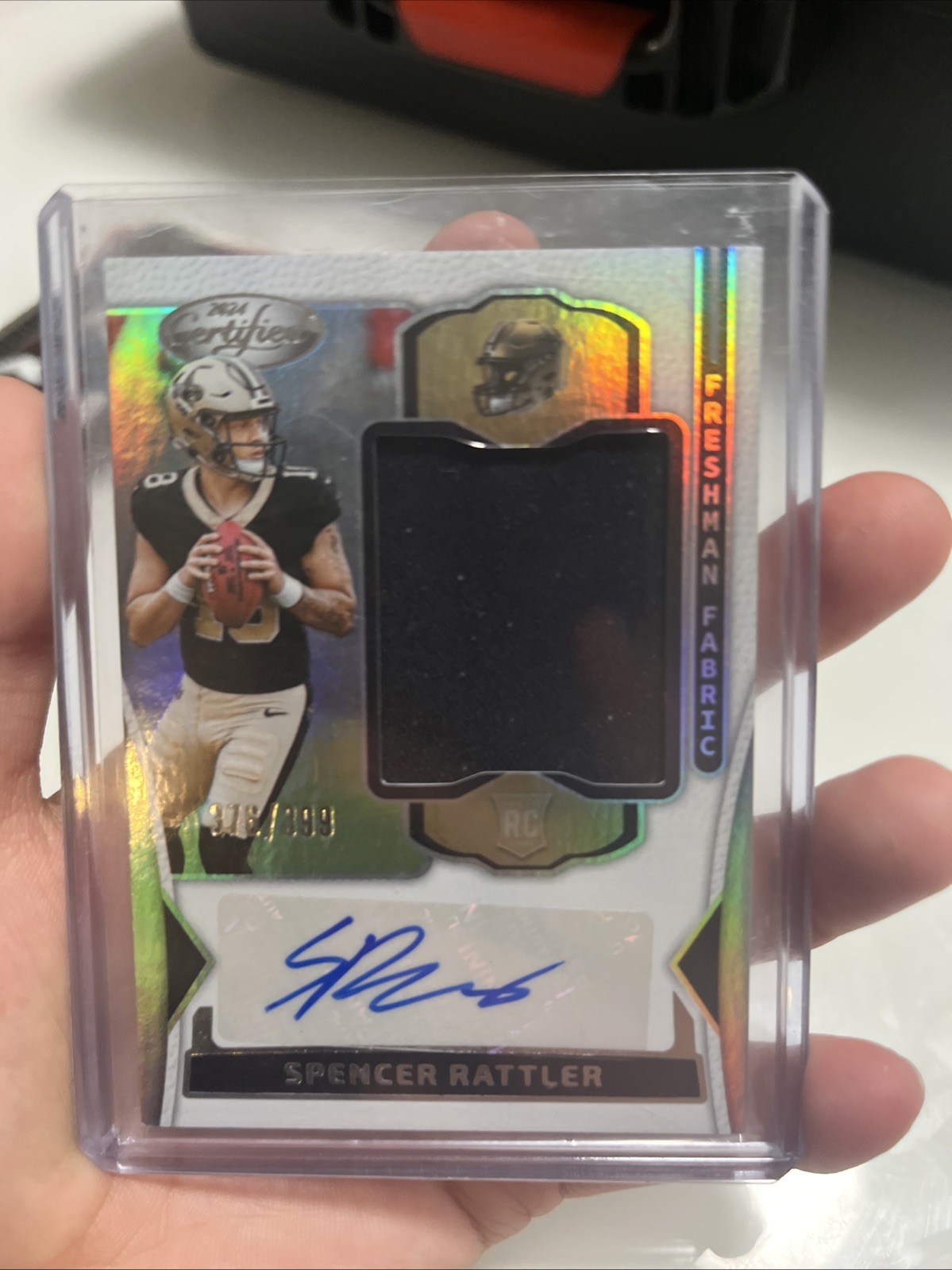 2024 Panini Certified - Freshman Fabric Mirror Signatures Spencer Rattler /399