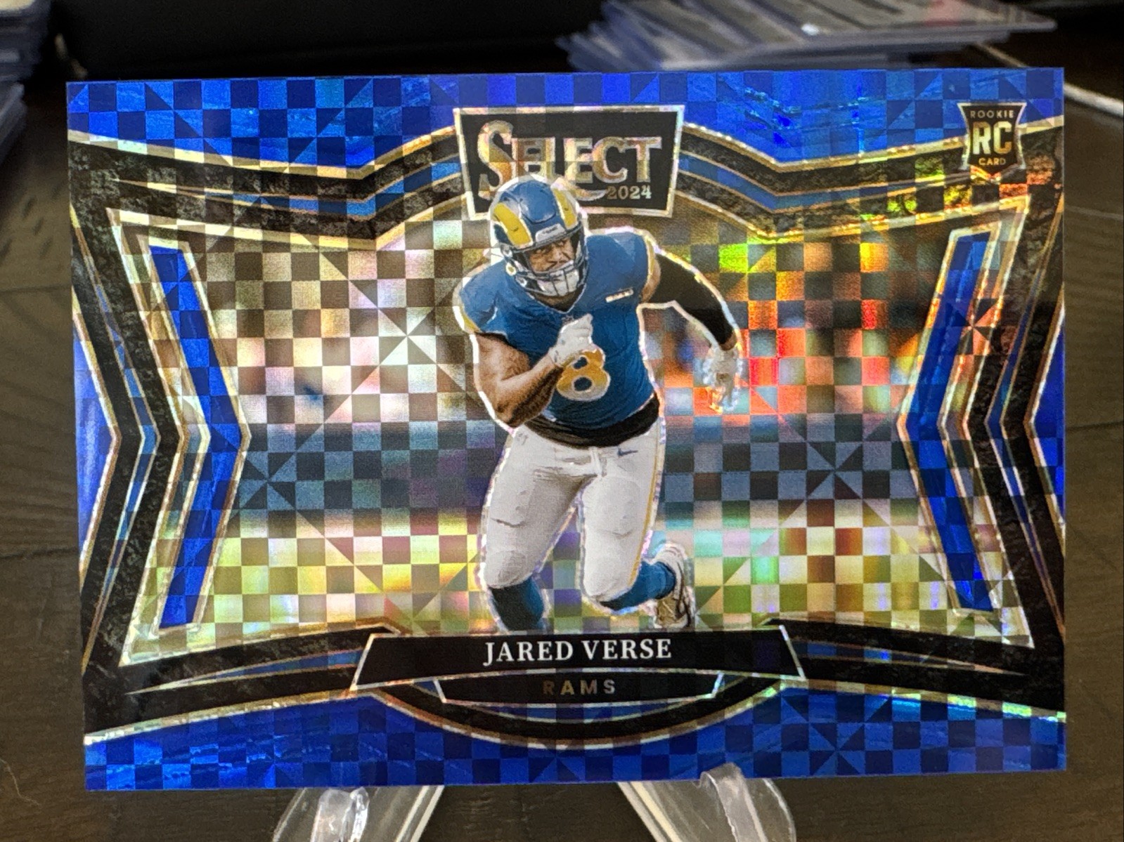 Jared Verse 2024 Panini Select Football Field Level Blue Prizm! 🔥1/75🔥RC