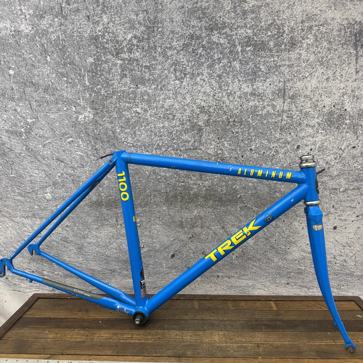 Vintage Trek 1100 Aluminum Road Bike Frame 48cm Blue Made USA 700c