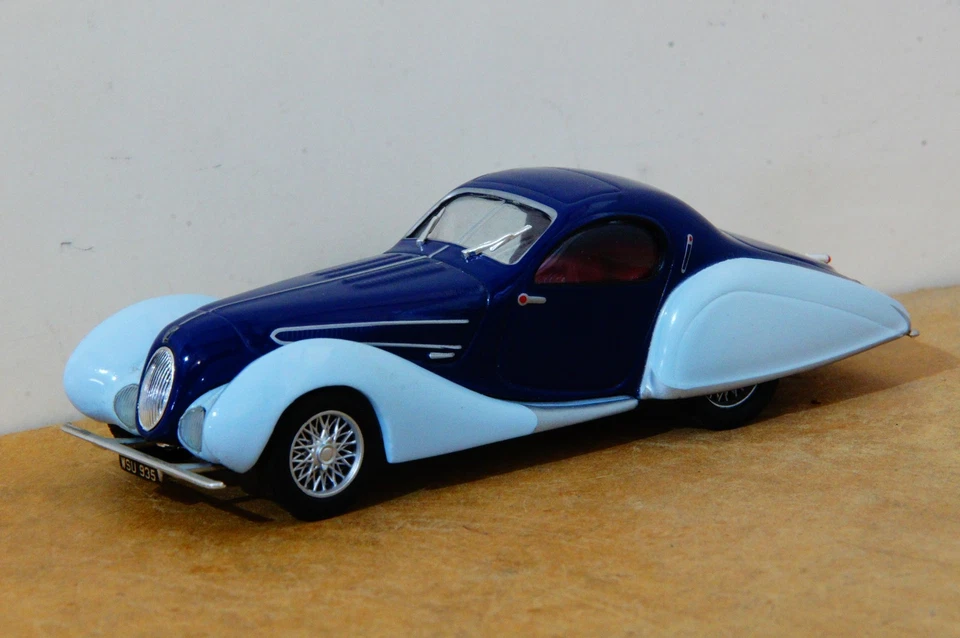 1/43 SCALE DIECAST MODEL, IXO, 1938 TALBOT LAGO T150SS AERODYNAMICA. Exc. Box. - Image 2 of 4