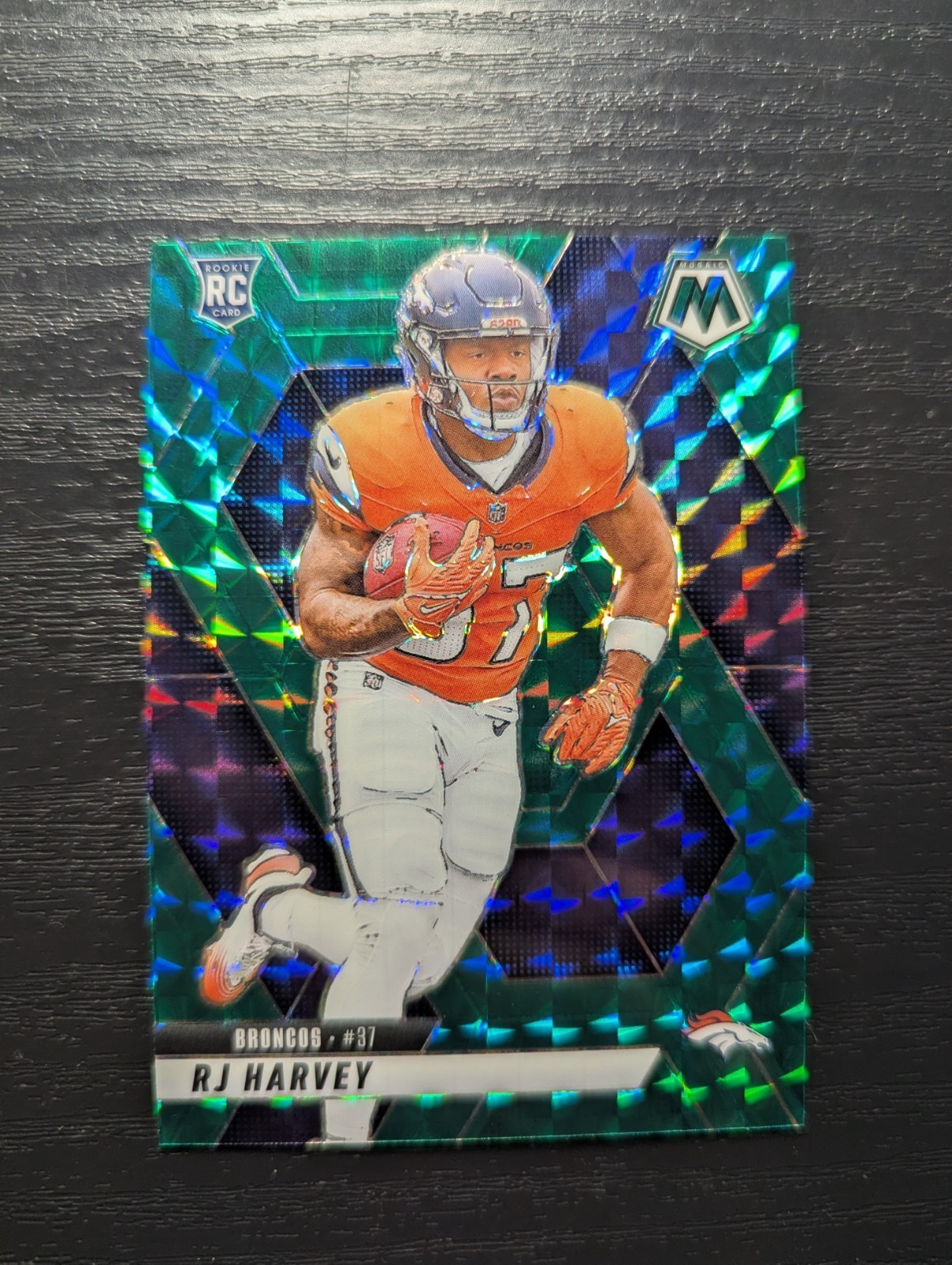 RJ Harvey 2025 Mosaic #375 Green Price Guide - Sports Card Investor