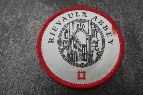 Rievaulx Abbey Cloth Patch Badge (L56S)