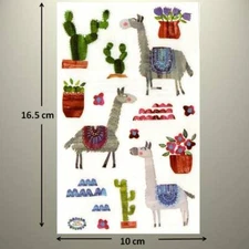 Mrs Grossman's Sticker - COLLAGED LLAMAS - up to 20% OFF - SEE LISTING!!!