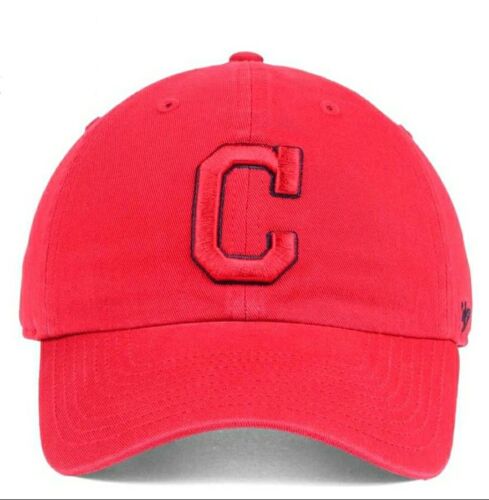 Cleavland Indians 47 Brand Original Clean Up Strapback Adjustable Dad Hat - Picture 2 of 5