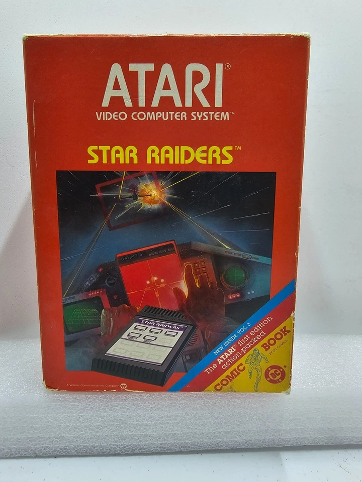 Star Raiders (Atari 2600, 1982) main box opened, controller unused Game Sealed! - Image 2 of 4