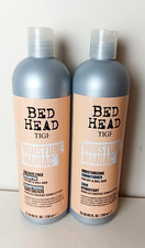 Bed Head by TIGI Moisture Maniac Shampoo and Conditioner Lot LARGE SIZE 25.36 oz