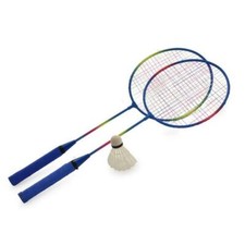 Set For 2 Person Badminton Racket Shuttlecock Badminton Kit Fun Outdoor